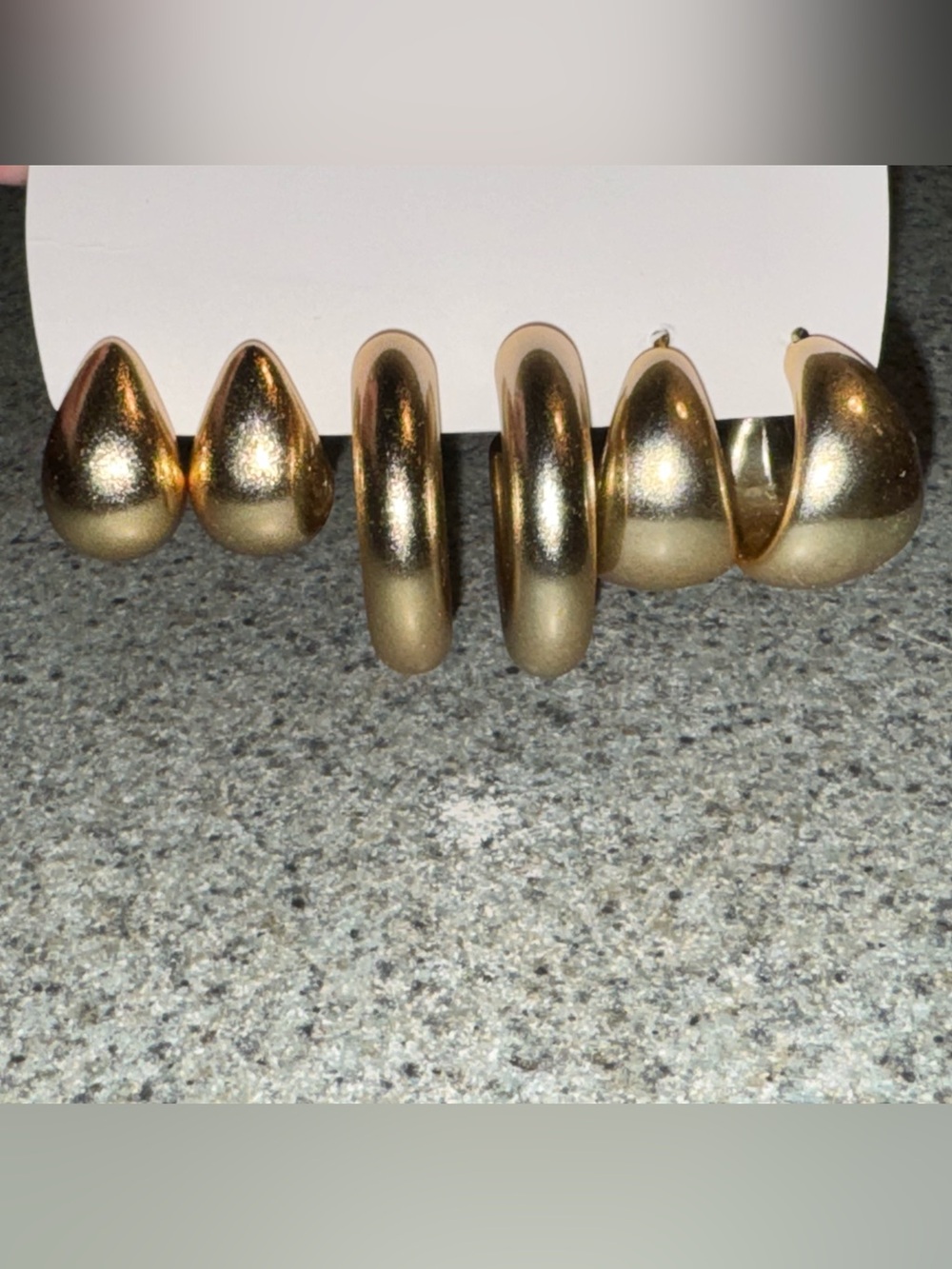 Gold Color Hoop Earrings
